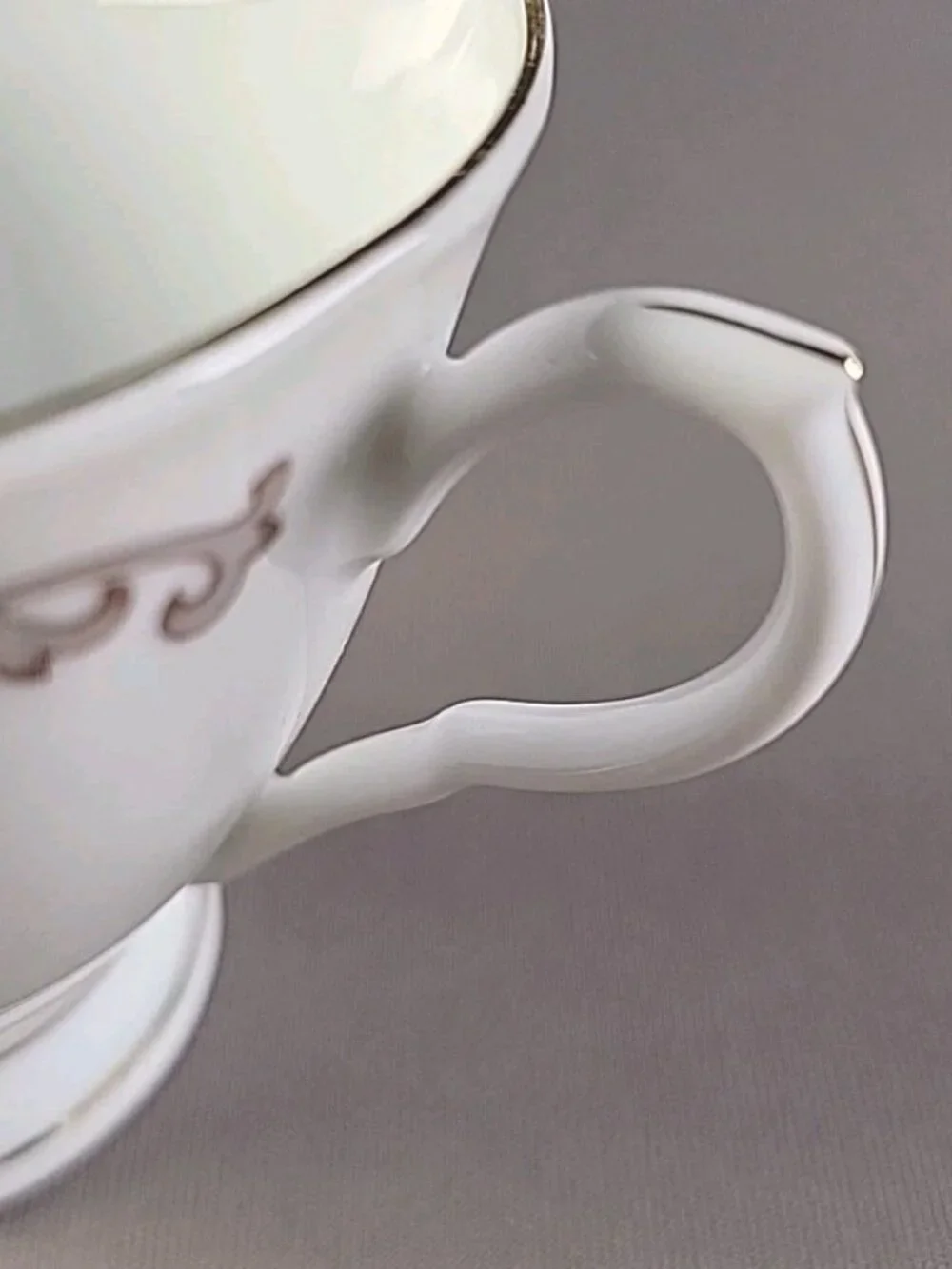 Lot of 3 - Japan Fine China Pink Floral Swirl Teacup & Saucer Set – Pristine